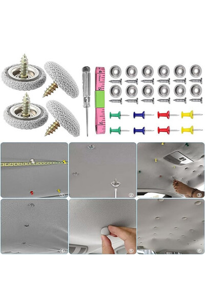 OEM Σετ 65 συνδετήρων, συμπεριλαμβανομένων 65 τεμαχίων αγκραφών, 65 χρωματιστ...