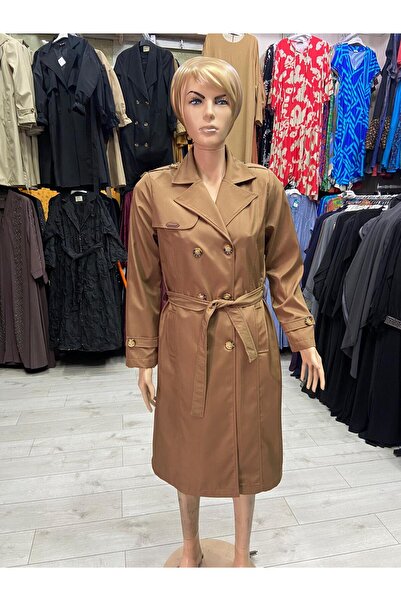 Oğuzhan Orta Uzun Astarlı Trençkot