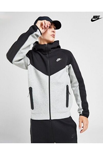Nike Sportswear Tech Fleece Windrunner Full-Zip Hoodie Siyah Erkek Sweatshirt