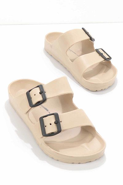 Bambi Beige Women's Slippers K04740300059