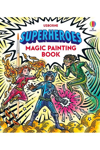 Usborne Superheroes Magic Painting Book