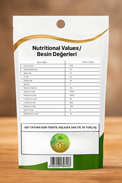 OSY ROZA Doğal Kuru Domates 500g – Güneşte Kurutulmuş, Tuzlu, Katkısız