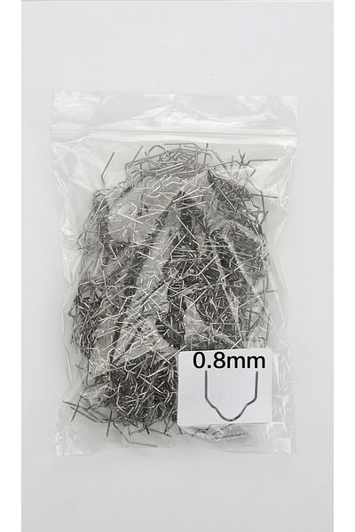 OEM Set 500 pieces of reinforcing metal staples for plastic welding machine, car bumper bonding/repair