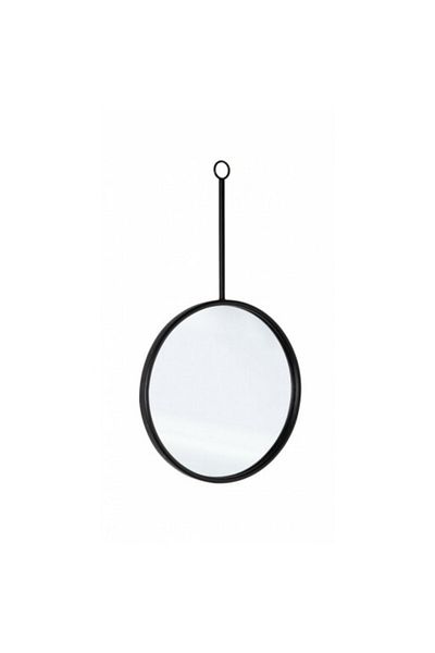 Bizzotto Wall mirror with black iron frame Regular 40x3x70 cm