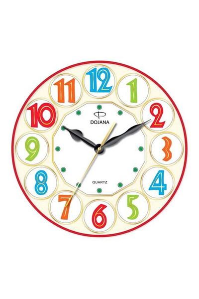 dojana Analog Wall Clock Multicolour