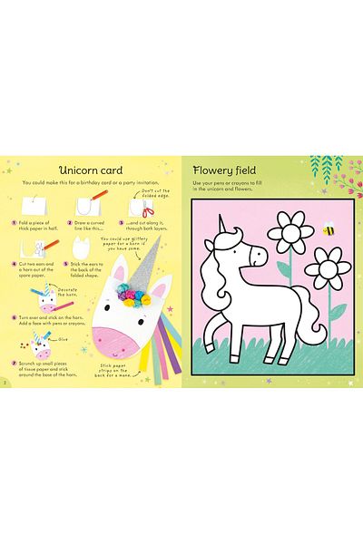 Usborne Unicorn things to do and achieve