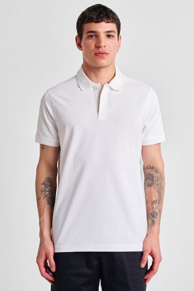 Lescon Men's Short Sleeve Polo Neck T-Shirt 25Y-1134