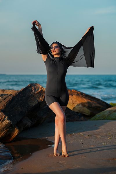 winmoda Boned Short Jumpsuit Swimsuit / Pool Sea Swimsuit Jumpsuit / Leggings Jumpsuit Swimsuit