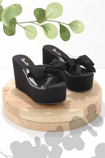 Bambi Matte Black Women's Slippers K04511000538