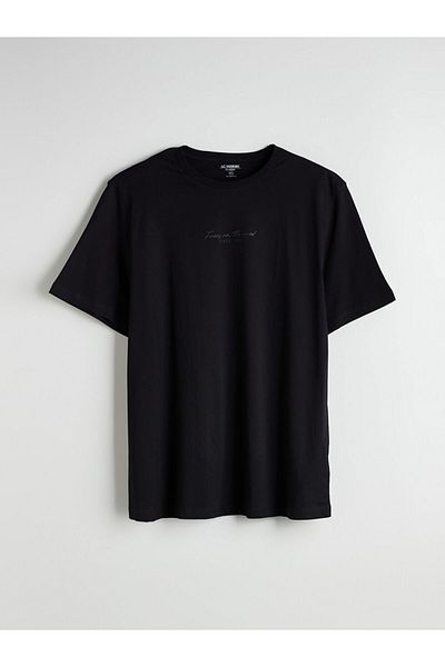 LC Waikiki New Season Crew Neck Printed Combed Cotton Men's T-Shirt - S5Np92Z8