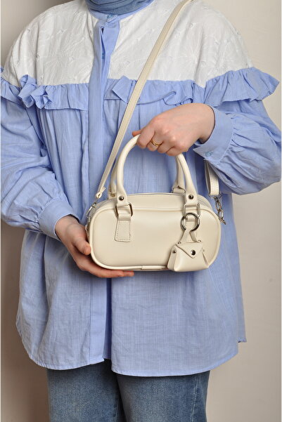 WITH-W Women's Adjustable Strap Leather Model, AirPods Bag Accessory, Cross Hand and Shoulder Bag