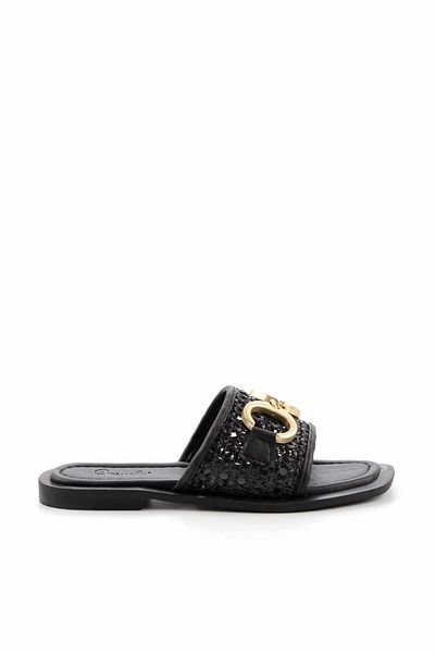 Bambi Black Women's Slippers K04826052216