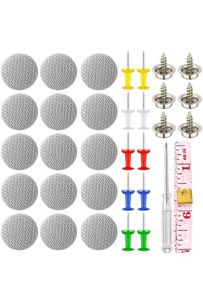 OEM Kit of 65 staples measuring tape, for car roof repair, compatible with Audi, Opel, BMW, VW, Gray