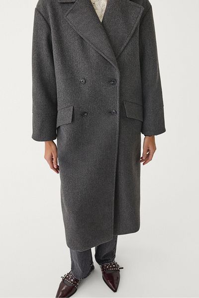 Stradivarius Oversize soft-touch coat