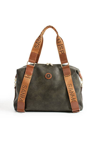 Sanmorris حقيبة يد وكتف نسائية متعددة الأقسام قابلة للتعديل