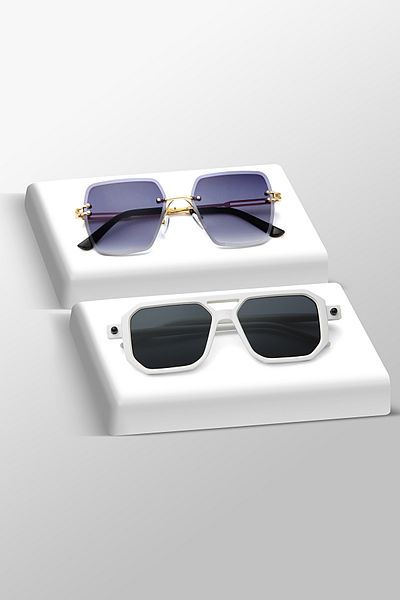 Nilu Moda Set of 2 Sun Glasses