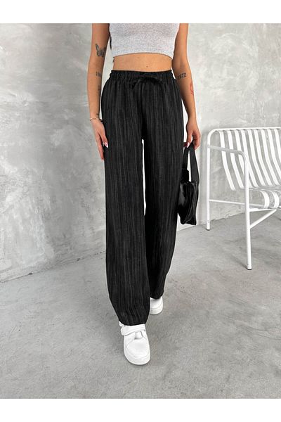 winmoda Women's Linen Pants - Aged Linen Fabric - Linen