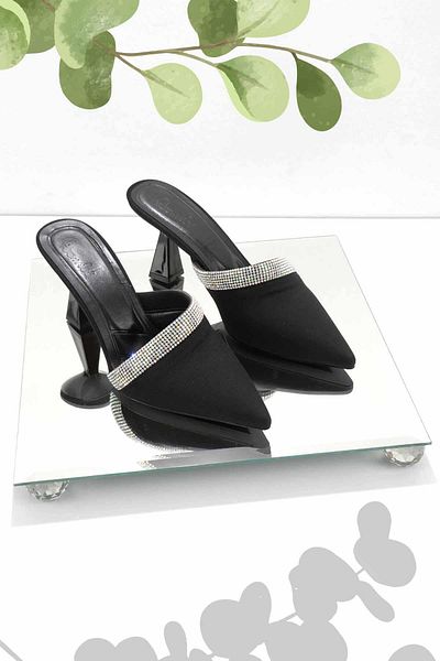 Bambi Matte Black Women's Slippers K04231222238