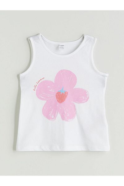 LC Waikiki New Season Floral Girl's T-Shirt and Shorts Set of 2 - S5Ni61Z1