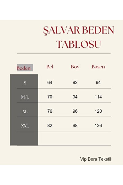 VİP BERA TEKSTİL Kadın Soft Kumaş Şalvar Model Balon Pantolon