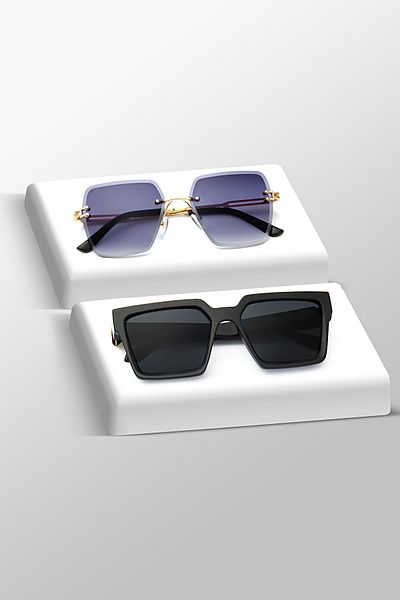 Nilu Moda Set of 2 Sun Glasses