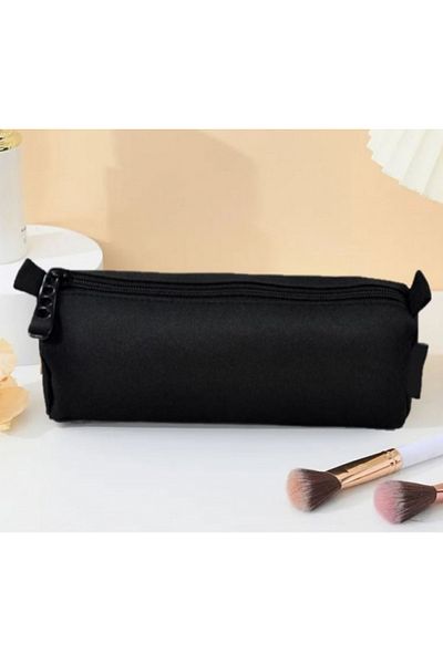 SyaMAG Black Cylindrical Pencil Case, 19 x 7 cm