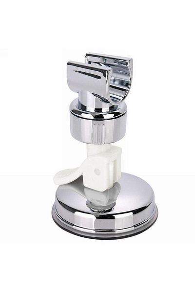 OEM Shower head holder, Plastic, White/Silver