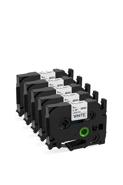 Generic Label Compatible Label Tape Replacement for Brother Ptouch 9mm 3/8" TZe-221 Black on White L