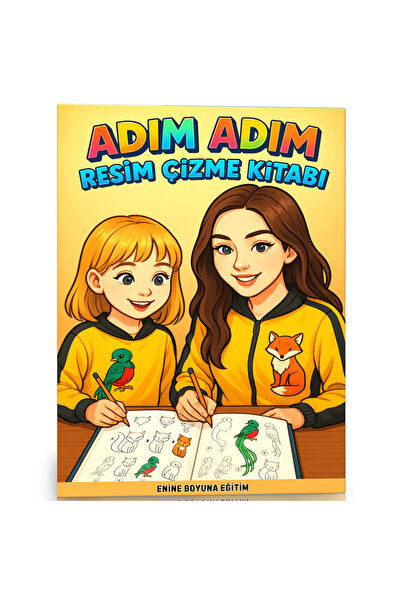 Enine Boyuna Eğitim Adım Adım Resim Çizmeyi Öğreten Kitap (94 DERS)
