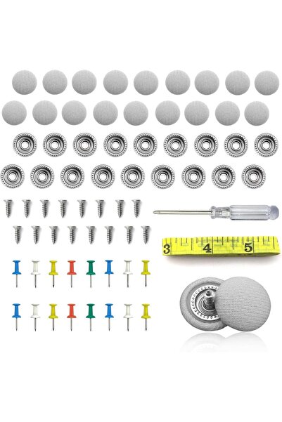 OEM Set de 60 de capse pentru restaurarea tapițeriei auto cu instrument de in...