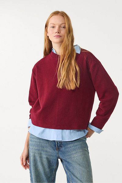 Stradivarius Knit round neck T-shirt