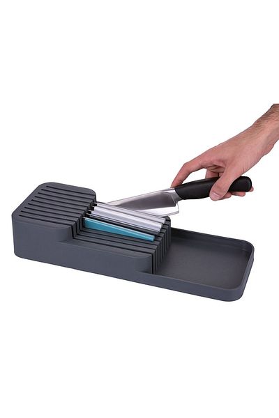 ABYZ Knife drawer organizer, 39x14x7.3cm, color Grey