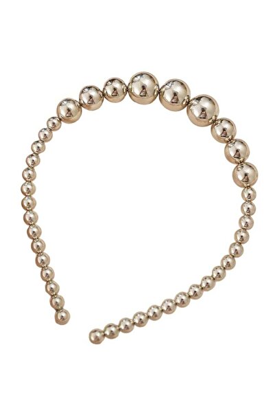 huitich إكسسوار شعر أنيق على شكل عصابة رأس للبنات باللون الفضي