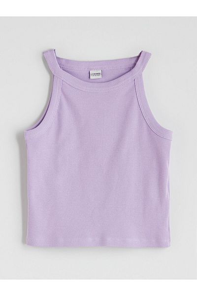 LC Waikiki New Season Halter Neck Girls Crop Tank Top - S5H746Z4