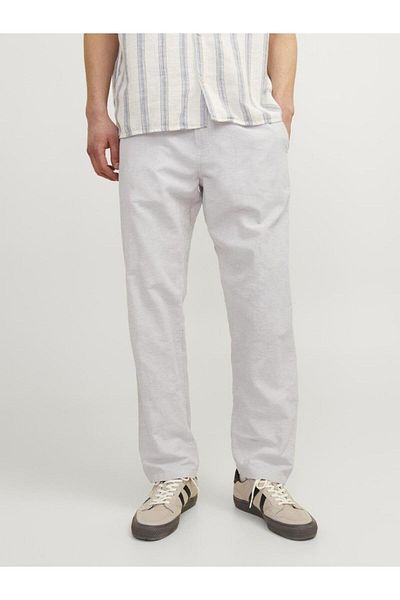Jack & Jones Jpstkane Summer Linen Blend Jogger Sn Men's Trousers