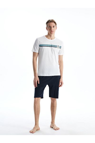 LC Waikiki New Season Standard Fit Men's Sortlu Pajama Set