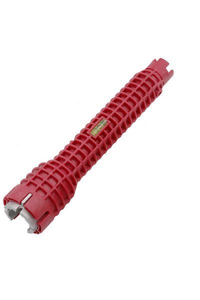 OEM Plumbing wrench, ABS, 26x5.2 cm, Red