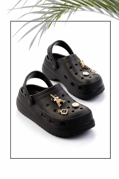 Bambi Black Women's Slippers K 04445410059