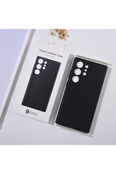 Choice6 جراب سامسونج أسود فاخر عالي الجودة من جلد لحماية كاملة لهاتف S24 ألتر...