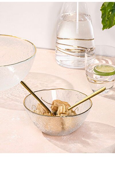 Porland Moon Gold Rimmed Bowl 6 Pieces 15cm