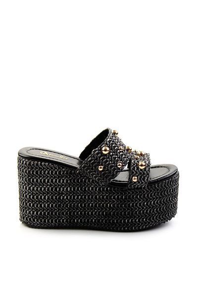 Bambi Black Women's Slippers K04209222528