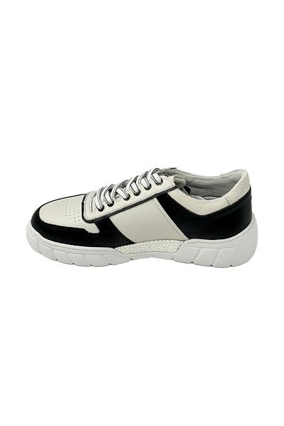 MARCOMEN 19503 Classic Leather Men's Sports Shoes White