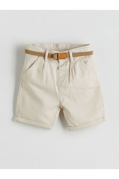LC Waikiki New Season Belted Basic Pocket Boy's Shorts - S5O884Z1