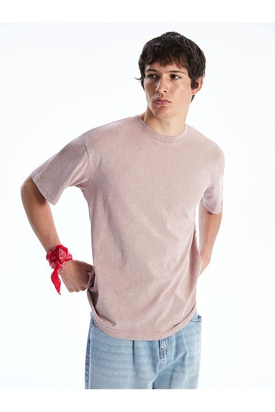 LC Waikiki New Season Crew Neck Combed Cotton Men's T-Shirt - S5Ej72Z8