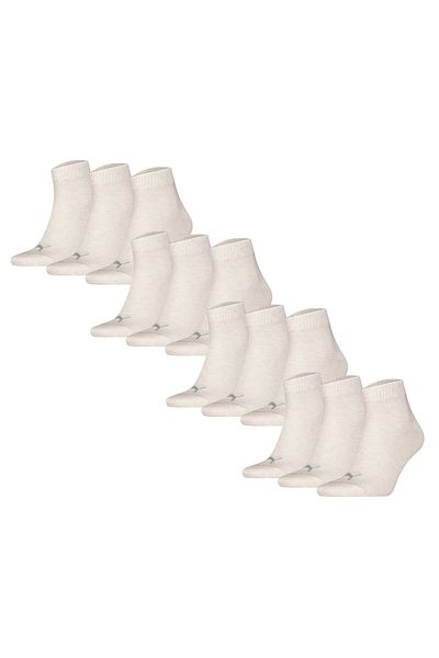 Puma Unisex Quartersocken, 12er Pack - Quarter Plain 12P, Logo, einfarbig