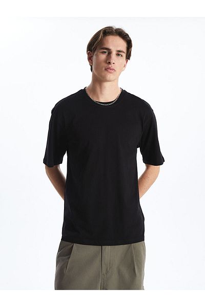 LC Waikiki Νέα σεζόν Crew Neck Duz Ανδρικό Tisort - S5FF13Z8