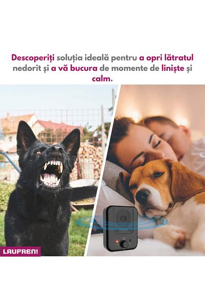 OEM Dispozitiv profesional cu ultrasunete pentru descurajarea câinilor, Laufrén, 3 niveluri de sensibilitate,