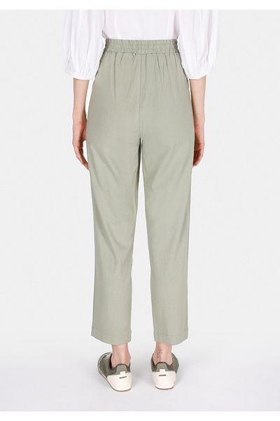 Colin's Regular Fit Low Waist Straight Leg Women's Green Trousers