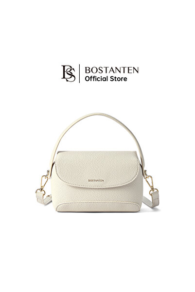 BOSTANTEN حقيبة كهرمانية - مشبك مغناطيسي، مزخرفة بلون الليتشي