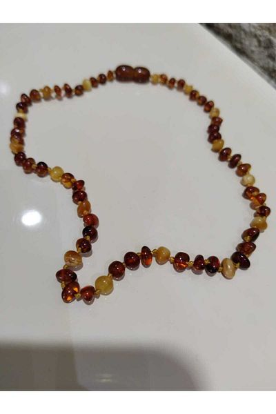Store 1 Baby Amber Necklace 100% Certified Teething Necklace (30-33 cm)